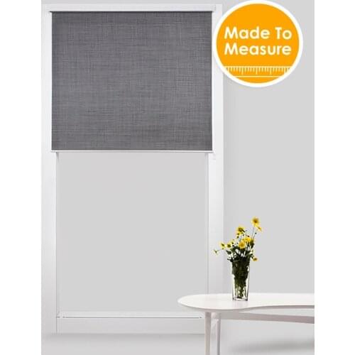 LUIWENN Roller Blinds For Windows Contemp system With 28mm aluminum tube top front cover Sunscreen Soil Fabirc Customized Size