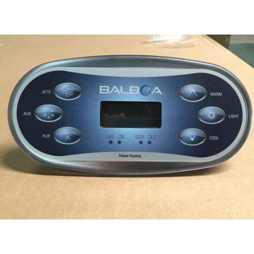 Spa Topside Panel Balboa Revolution TP600 Jets, Aux, Flip, Warm, Light, Cool (55673-05)