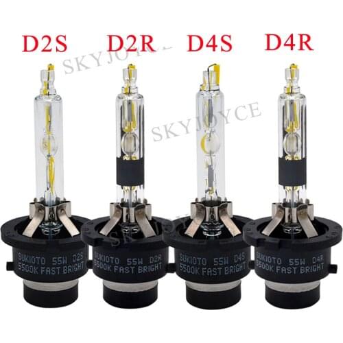 Super Bright Original 55W D2S D4S HID bulb 5500K White Car Headlight Replacement Bulb Fast Bright 55W D2S D2R D4S D4R Bulb Lamp