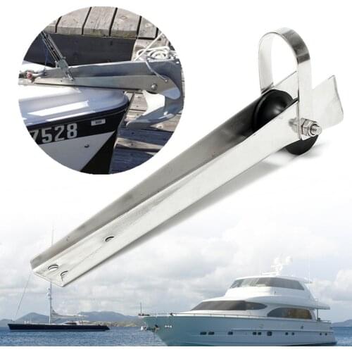 388mm Heavy Duty Anchor Roller Stainless Steel Boat Anchor Roller Bow Rollers for Marine Boat Anchors
