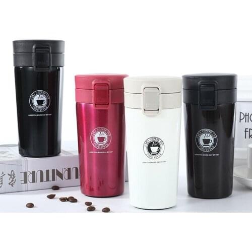 HOT Premium Travel Coffee Mug Stainless Steel Thermos Tumbler Cups Vacuum Flask thermo Water Bottle Tea Mug Thermocup