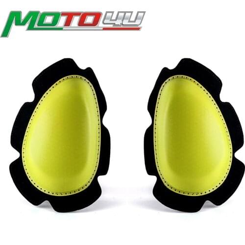 MOTO4U Universal Knee sliders motorcycle protective kneepad Sliders 6Color Lace Style One Pair In Yellow