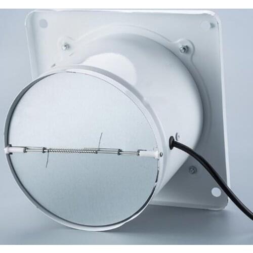 220V Extract Fan 100mm Booster Fan Exhaust Fan Air Cooling Ventilation Fan For RV Motorhome Kitchen Bathroom Toilet 40db