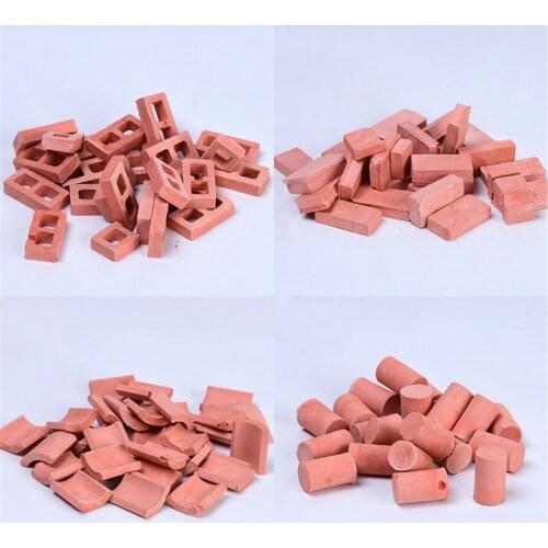 1/16 Miniature Simulation Brick DIY Kit Sand Table Diorama Landscape Scenery