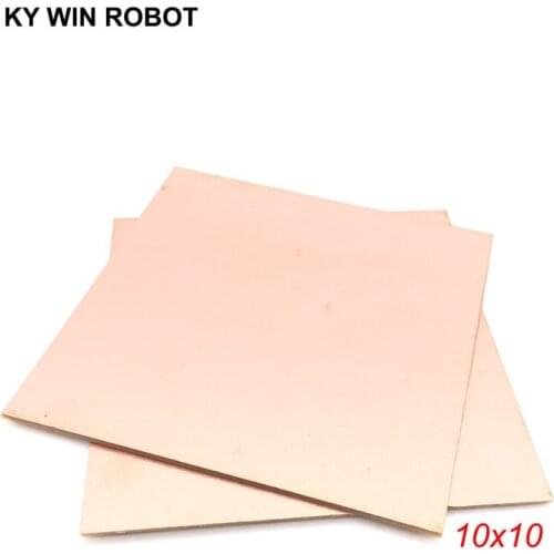 1 pcs FR4 PCB 10*10cm Double Side Copper Clad plate DIY PCB Kit Laminate Circuit Board 10x10cm 100x100x1.5mm