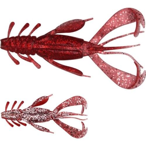 1Pcs Beard Shrimp Soft Lure 10cm 10g Fishing Artificial Bait Soft Fishing Lure Simulation Lifelike Prawn Soft Shrimp Bait