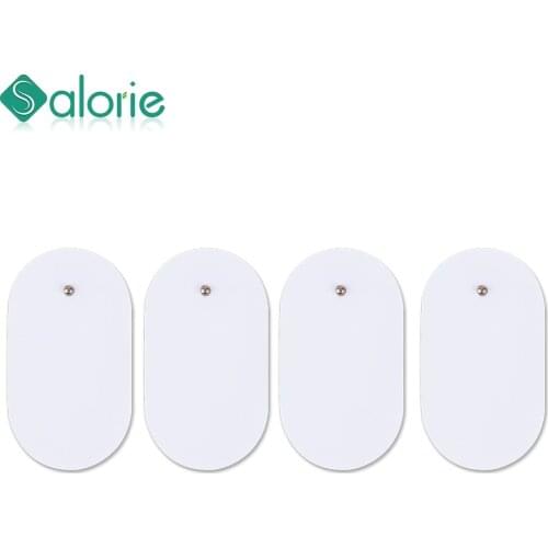 4PCS electronic pulse massager/tens ems machine Massage Pads electrical nerve muscle stimulator/low frequency Sticker