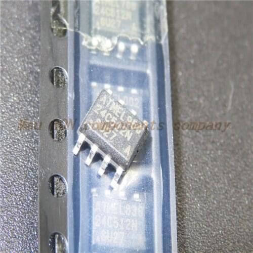 5PCS/LOT AT24C512N 24C512 AT24C512N-SU27 SOP-8 memory chip SMD