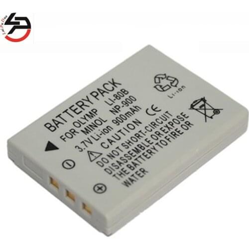 LPD 900mah 100% brand new Replacement Camera Battery For Olympus Li80B Li-80B NP-900 T100 X960 T-100 X-960 DC-5080 DC C500