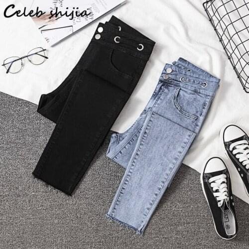 CELEB SHIJIA Womens Stretch Jeans