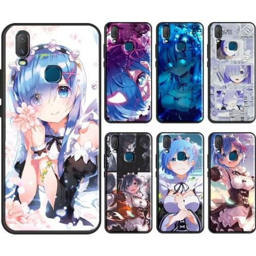 Anime RE ZERO Ram Rem Case For Vivo Y91C Y1S Y11S Y12 Y17 Y20 Y30 Y50 Y81 S1 V11 V17 Neo V20 SE Y11 2019 Cover