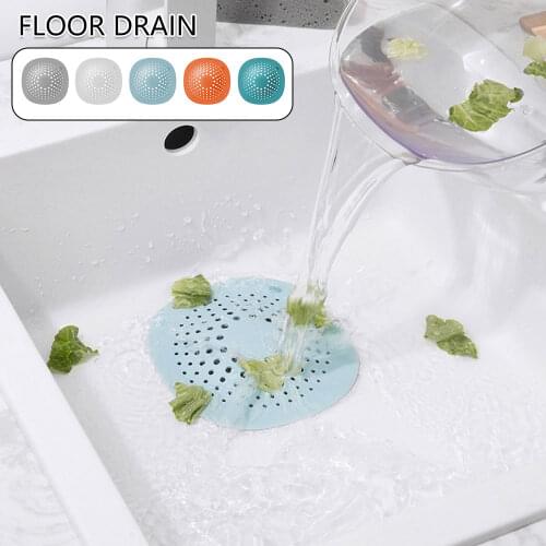 Household Kitchen Sink Filter Shower Drain Hair Catcher Stopper Bathroom Floor Drain Cover Universal Anti-clogging Sink Strainer