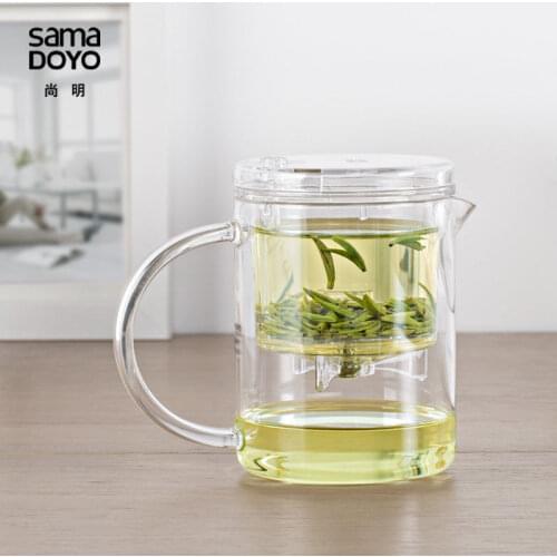 [GRANDNESS] Sama DOYO SAMA EC-21 High Grade Kung Fu Teapot & Mug 350ml SAMA Teapot Samadoyo Tea Pot Heat Resistant Glass Teapot