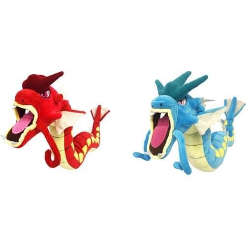 Pokemon Plush stuffed animal toy red blue Gyarados Red dragon blue dragon doll doll toy with joints Plush doll