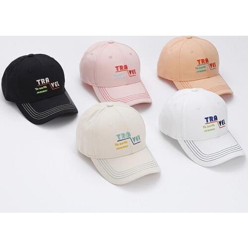 Letter Embroidery Print Girls Boys Hats Cap Sun Protection Baseball Caps Children Sport Lightweight Adjustable Cap