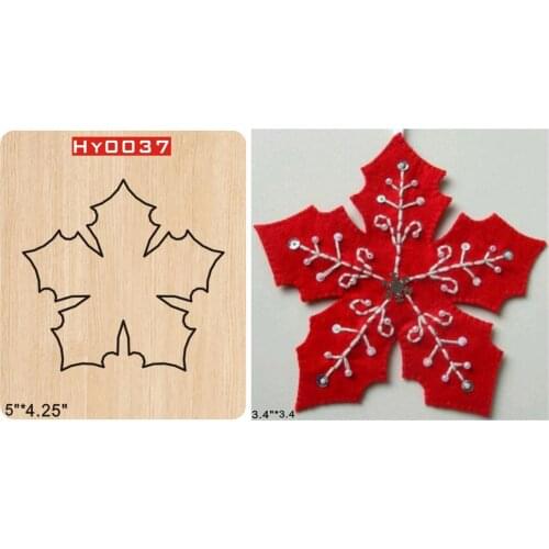 Red maple leaf 2019 new wooden mould cutting dies for scrapbooking Thickness/15.8mm