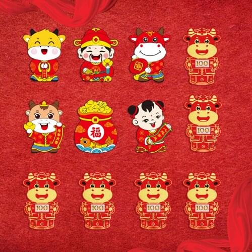 Red Envelope Chinese Style Lucky Pockets Meaningful Chinese Auspicious Red Packet For Kids And Adults New Year Spring Gift Box