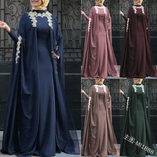Muslim Women Abaya Dress kaftan Women Robe Cloak Arabic Turkey Dubai Dresses Ethnic Retro Style Islamic Clothing Large size 5XL