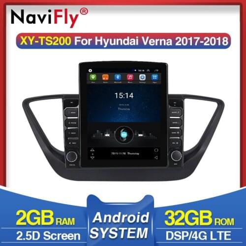 Navifly 9.7" Tesla style for Hyundai Tucson 3 2015 2018 Android video Car radio multimedia player navigation gps No 2 din DVD