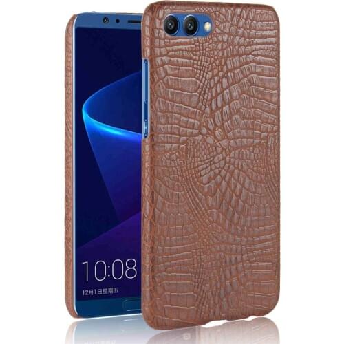 SUBIN New Case For Huawei honor V10 BKL-AL20 5.99" Luxury Crocodile Skin PU Leather Back Cover Phone Protective Case