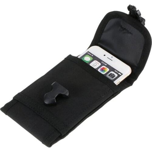 Outdoor Military Tactical Molle Phone Pouch 6 inch Belt Clip Mobile Phone Holder Case Hunting Waist Pack Cell Phone Holster Bag