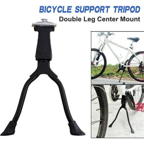 Good Quality Cycling Kickstand 26 Inch Bike Kickstand Aluminum Bicycle Kick Stand Double Leg Center Mount Parts Bicicleta