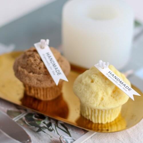 DIY handmade ice cream modeling Aromatherapy Candle Mold handmade soap decoration baking cake mold jelly pudding mold