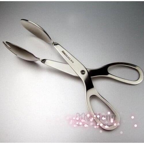 Thickening of 304 stainless steel food scissors clip bread salad buffet barbecue clip