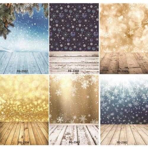 Vinyl Custom Photography Backdrops Prop Christmas day and Floor Theme Photography Background #5132