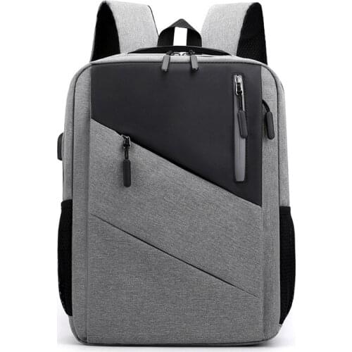 15.6" Laptop Backbag USB Waterproof Leisure Travel Bags Anti-Theft Daypack New Man Backpack Teenager Schoolbag Multifunctional