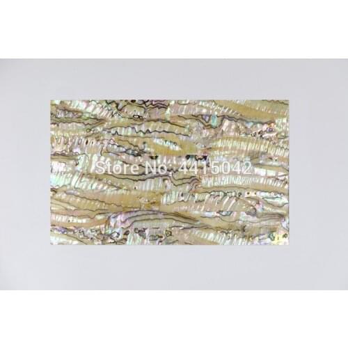 Yellow abalone paua shell mother of pearl mosaic laminate for wood and musical instruments inlay 10 pcs/lot AL018