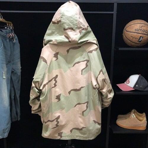 Winter Mens Camouflage Padded Long Jacket Boyfriend Lovers Loose Hoody Coat Hip Hop Casual Streetwear Thick Warm Work Coats 5XL