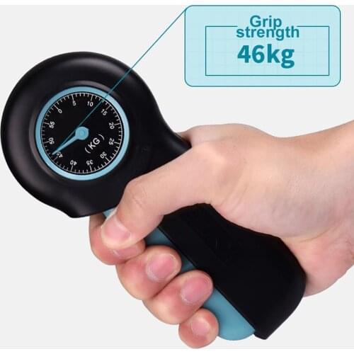 0-55kg Mechanical Pointer Hand Grip Power Force Strength Measure Wrist Training Increase Strength Spring Finger Carpal Expander