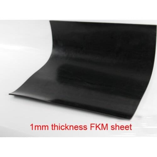 1mm FKM rubber plate FLUORINE SHEET Aflas Rubber Sheet FPM Viton sheet fluororubber Oil heat corrosion acid-base resistance