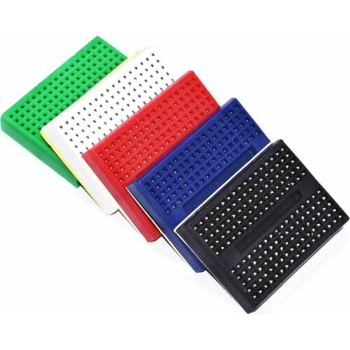 1pcs/lot SYB-170 Mini Solderless Prototype Experiment Test Breadboard 170 Tie-points 35*47*8.5mm