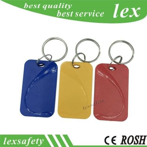 100pcs UID Fob RFID 1K S50 13.56MHz Block 0 sector Writable IC key Card Clone Changeable Smart Keyfobs Key Tags Cards