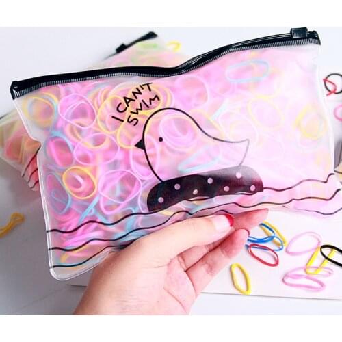 1000Pcs/Pack Colorful Small Disposable Hair Bands Scrunchie Girls Elastic Rubber Band Ponytail Holder Hair Accessories Hair Ties