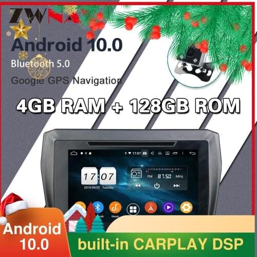 4G128G Android 10.0 Screen Car Multimedia DVD Player for Suzuki Swift 2017-2019 GPS Navigation Audio Radio Stereo Head Unit