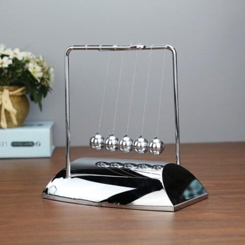 97BE Newton’s Cradle Fidget Desk Toy Pendulum Ball Conservation of Energy Laws Non-Perpetual Motion Anxiety Toy Office Decor