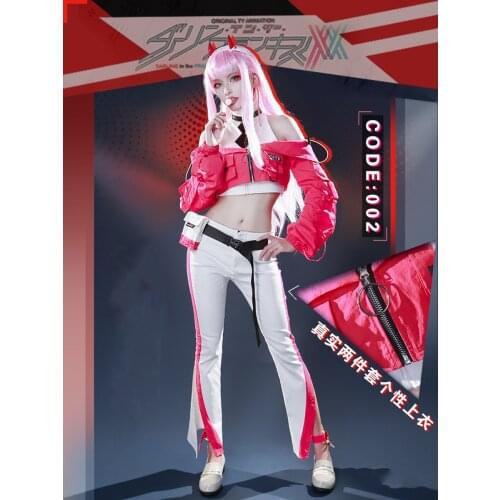 Anime DARLING In The FRANXX 02 MiShan Dance Nifty Sexy Uniform Party Dress Cosplay Costume Halloween Women Free Shipping 2021