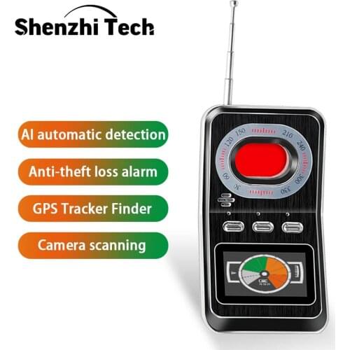 Anti Spy Detector RF Camera Finder Bug Detector GSM Tracking Device GPS Radar Radio Frequency Detector Upgraded Version