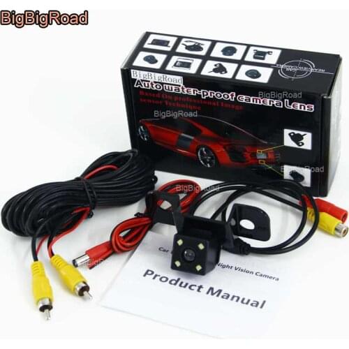 BigBigRoad Car Intelligent Track Rear View Backup Camera For toyota crown 2008 2009 honda spirior 2013 Reverse parking camera