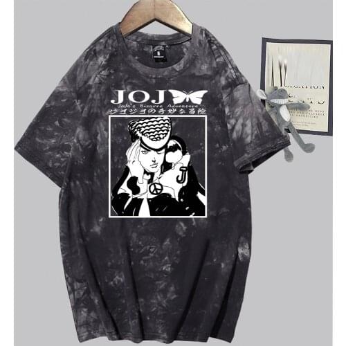 Hot Anime Jojo Bizarre Adventure Print funny summer t-shirt