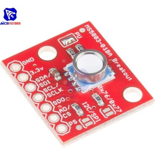 GY-MS5803-01BA MS5803 01BA Fluid Liquid Gas Pressure Height Sensor Breakout Module Waterproof Pressure Sensor for Arduino