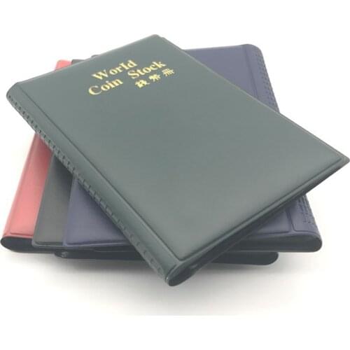 120-grid Pocket Edition Coin Book Copper Money Coin Commemorative Coin Protection Collection Worid Coin Stock Office Folder