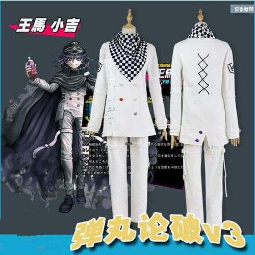 Anime Danganronpa V3 Ouma Kokichi Cosplay Costume Japanese School Uniform Suit Outfit For Botn Men And Women Custom Made