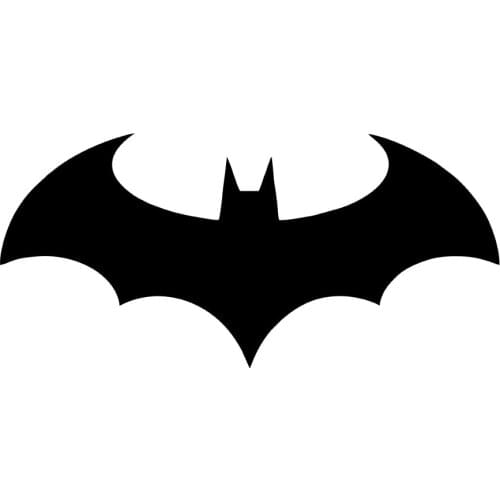 MIGNATIS - Batman Spreading Wings Bat Sticker Mural Art Decal For Car Window Loptop Decoration Vinyl Stickers Waterproof Self Name