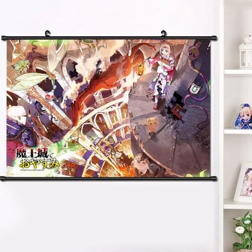 NEW Anime Maoujou de Oyasumi Sleepy Princess in the Demon Castle Princess Syalis Wall Scroll Poster Fashion Home Decor 40*60cm