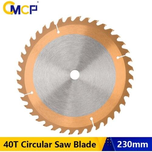 CMCP 230mm Circular Saw Blade 40 Teeth Wood Cutting Tool Bore Diameter 16mm TCT Saw Blade For Woodworking Power Tools Saw Blades