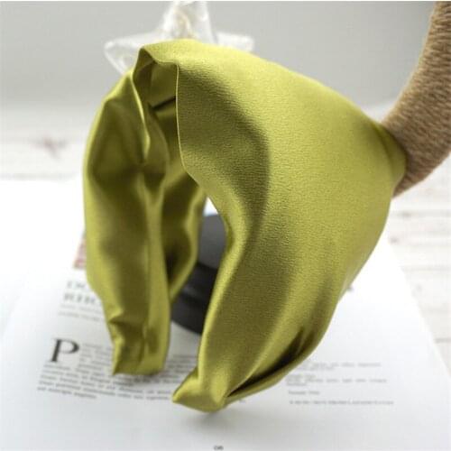 Silk Pearl Super Wide Hairbands For Women Hair Accessories For Girls Hair Band Hair Bows Hairband Headbands